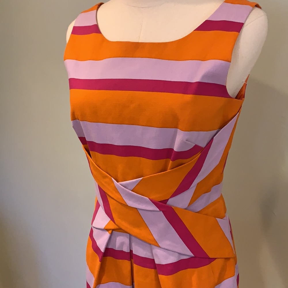 Sara Campbell - Women’s Mini Dres - Stripes Tank Top Preppy colorblock - Picture 2 of 8
